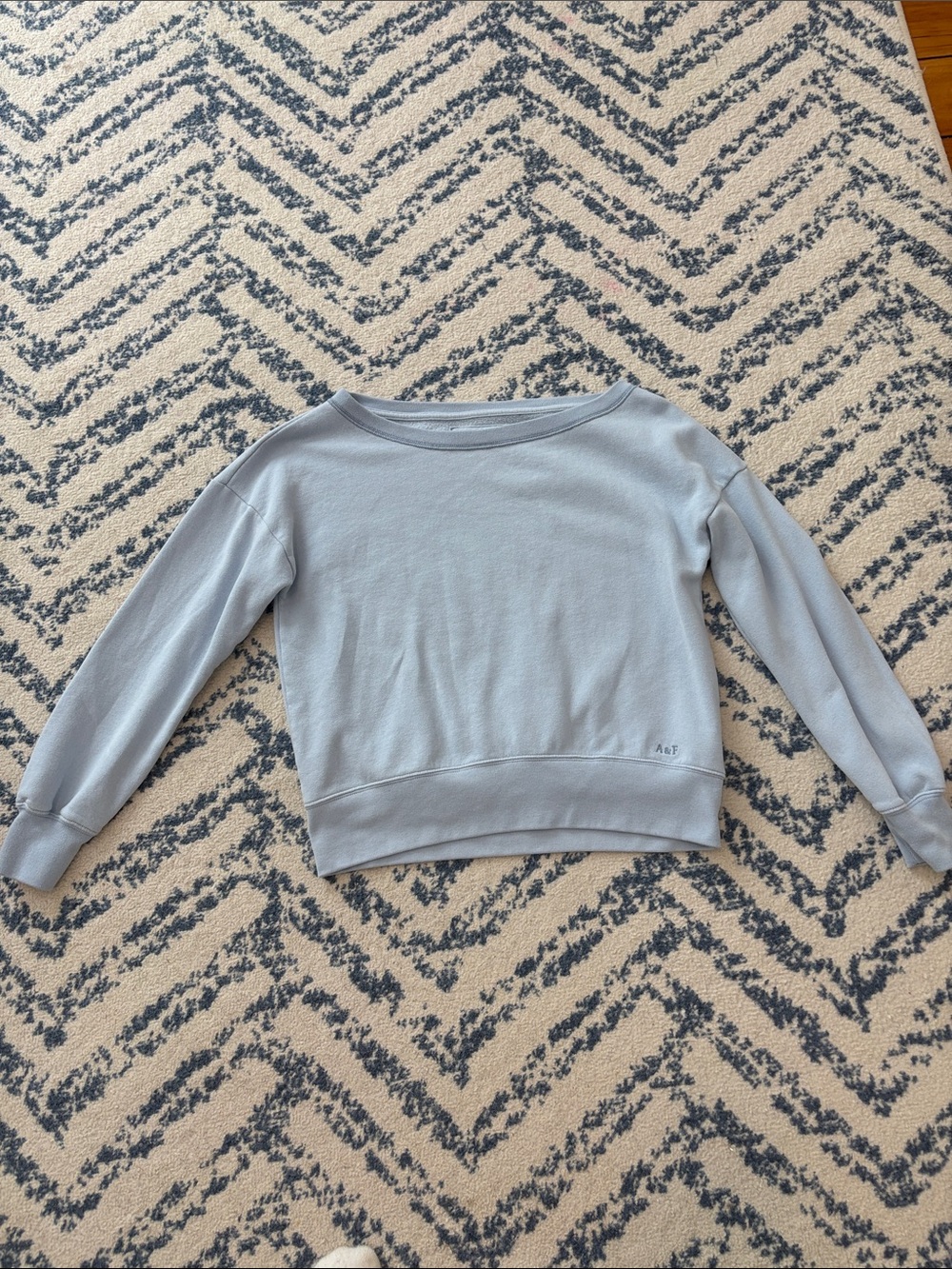 abercrombie kids Light Blue Scoop Neck Sweater